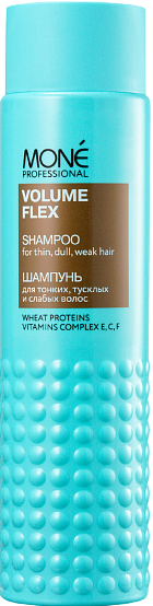 Mone Professional Volume Flex Shampoo (Шампунь для тонких, тусклых и слабых волос), 300 мл