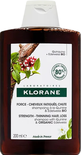 Klorane Shampoo (Шампунь с экстрактом хинина и органическим экстрактом эдельвейса)