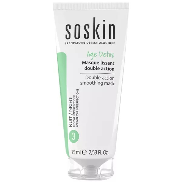 Soskin Age Detox Double Action Smoothing Mask (Антивозрастная разглаживающая детокс-маска двойного действия)