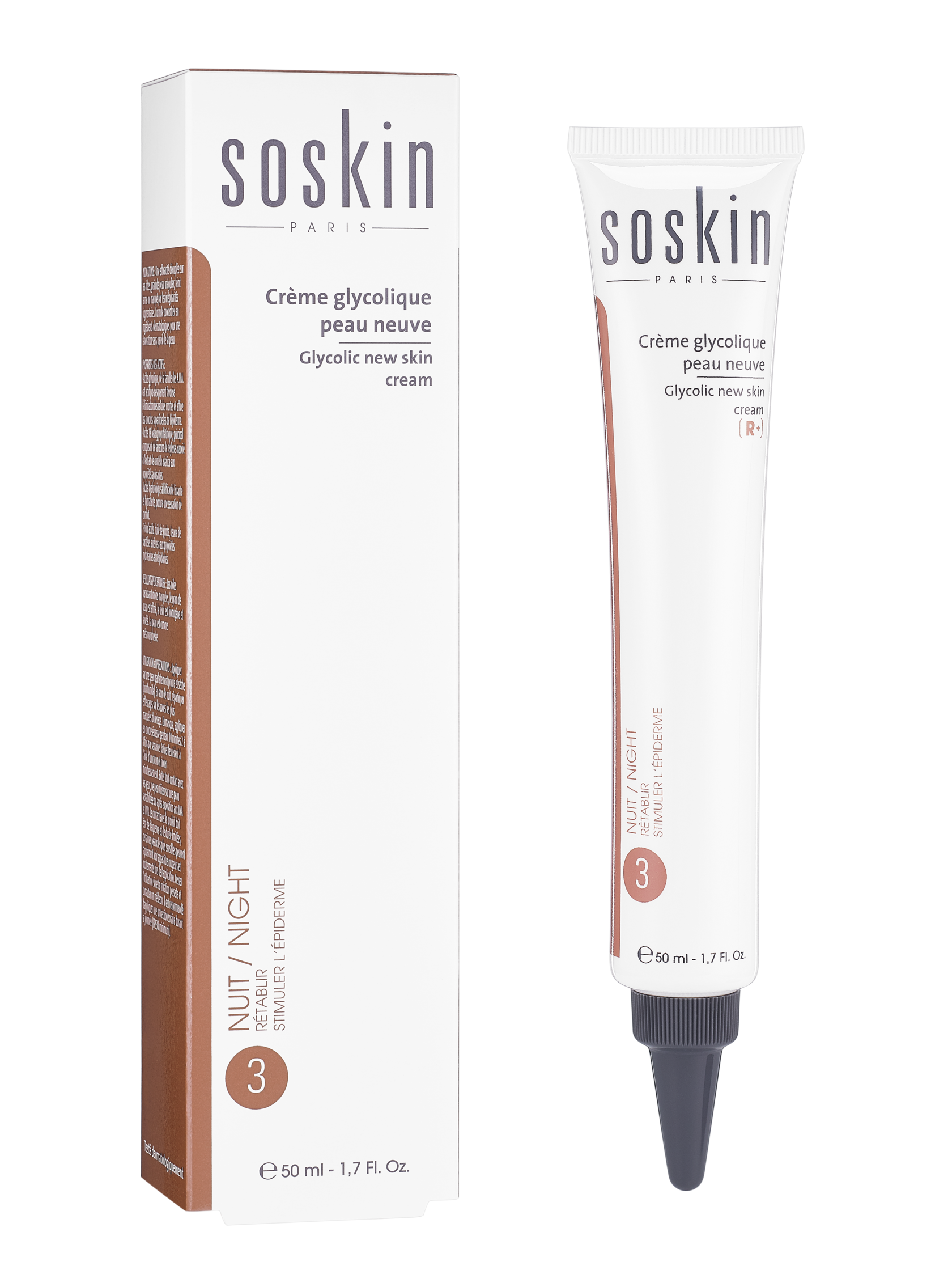 Soskin Glycolic New Skin Cream (Крем маска «Новая кожа» с гликолевой кислотой)