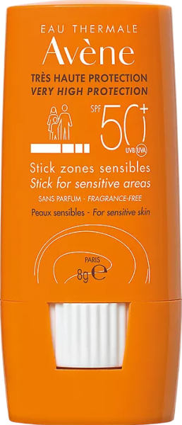 Avene Eau Thermale Stick SPF50+ (Стик для защиты от солнца чувствительных зон SPF 50+), 8 гр