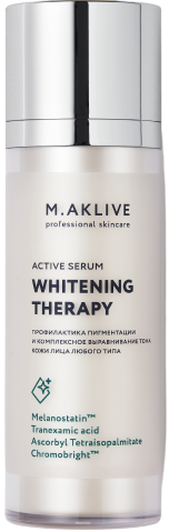 M.Aklive Active Serum «Whitening therapy» (Сыворотка активная «Восстановление ровного тона кожи с пигментацией»), 30 мл