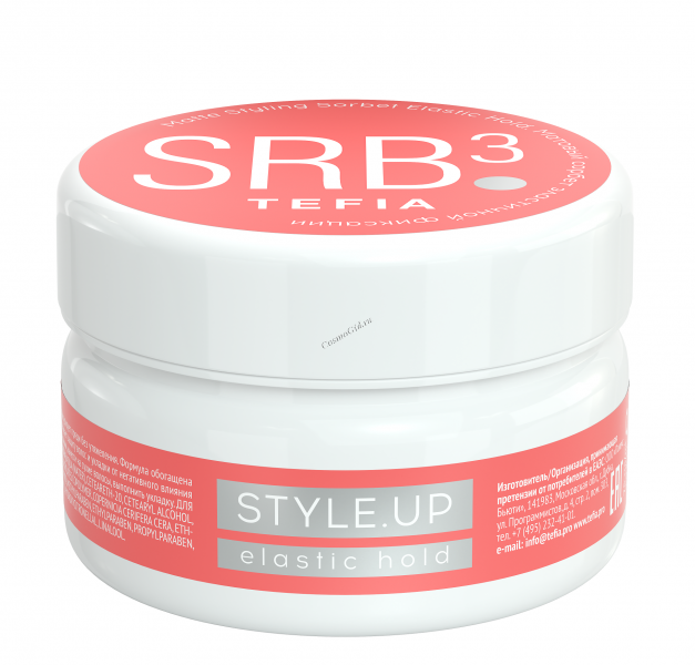 Tefia Style.Up Matte Styling Sorbet Elastic Hold (Матовый сорбет эластичной фиксации), 75 мл