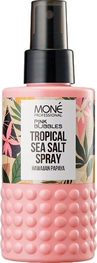 Mone Professional Pink Bubbles Tropical Sea Salt Spray (Текстурирующий спрей с морской солью «Тропический»), 150 мл