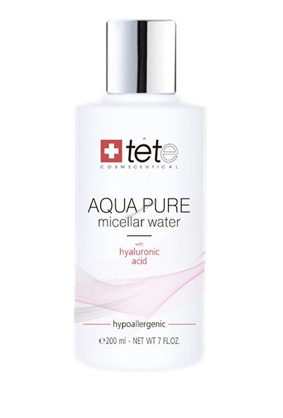 Tete Cosmeceutical Aqua pure micellar water (Мицелллярная вода с гиалуроновой кислотой), 200 мл