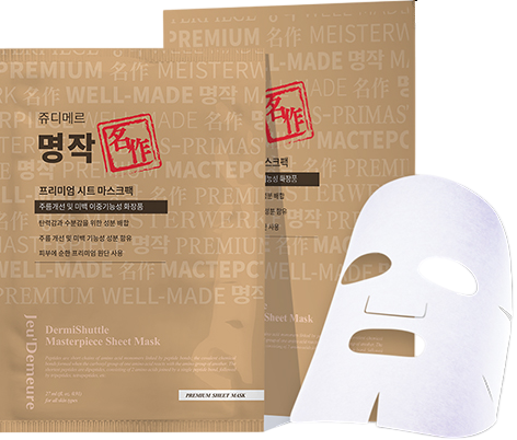 Jeu'Demeure DermiShuttle Masterpiece Sheet Mask (Тканевая маска «шедевр» тонус и сияние с технологией доставки DermiShuttle), 1 шт