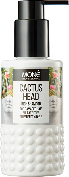 Mone Professional Cactus Head Rich Shampoo (Ультранасыщенный шампунь для сухих и поврежденных волос), 150 мл