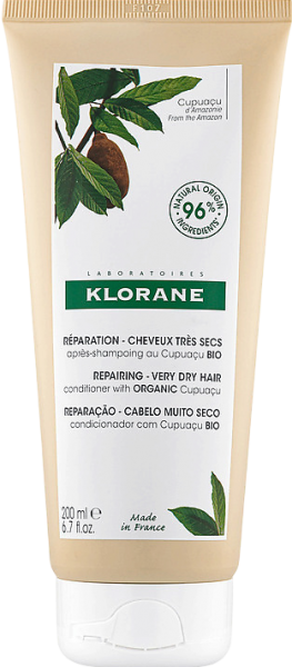 Klorane Conditioner (Восстанавливающий бальзам для волос с органическим маслом купуасу), 200 мл