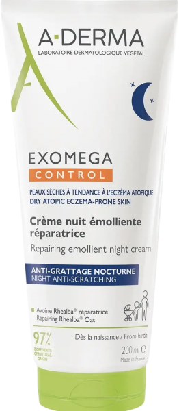 A-Derma Exomega Control (Восстанавливающий смягчающий ночной крем-эмолент)