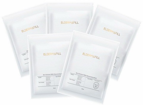 Eldermafill Bio-Cellulose PDRN Rejuvenating Mask (Биоцеллюлозная маска на основе экзосом), 30 мл х 5 шт