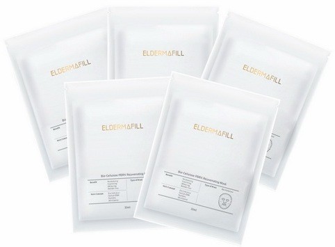 Eldermafill Bio-Cellulose PDRN Rejuvenating Mask (Биоцеллюлозная маска на основе экзосом), 30 мл х 5 шт