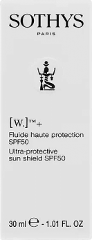 Sothys [W]+ SPF50 fluid (Ультразащитная эмульсия для лица с SPF50), 30 мл