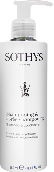 Sothys 2 in 1 Shampoo - Lemon & Petitgrain Escape (Шампунь-кондиционер «Лимон и петитгрейн»)