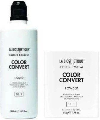 La Biosthetique Color Convert Kit (Набор лосьон и пудра для декапирования), 500 мл + 5*10г