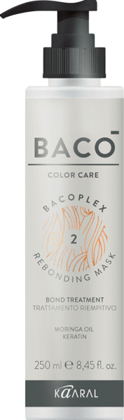 Kaaral Baco Color Care Bacoplex Rebonding Mask (Реконструирующая маска для волос, шаг 2), 250 мл
