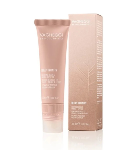 Vagheggi Delay Infinity Eye and Lip Contour Cream + Lip Balm (Крем для век анти-эйдж с бальзамом для губ), 30+4 мл