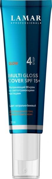 Lamar Professional Multi Gloss Cover SPF 15 (Увлажняющий ВВ-крем), 30 мл
