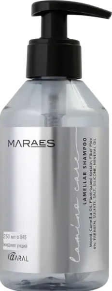 Kaaral Maraes Lamino Lamellar Shampoo (Ламеллярный шампунь для волос после процедуры ламинирования), 250 мл