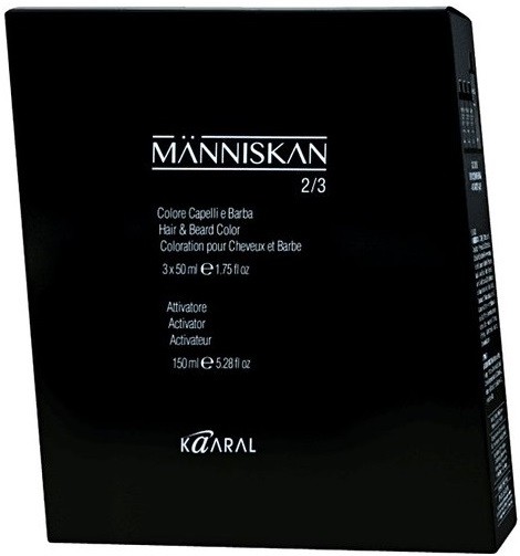 Kaaral Manniskan Hair & Beard Color (Набор для окрашивания бороды и усов)