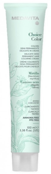 Medavita Choice Color Delicate Demi Permanent Hair Coloring Cream (Полуперманентная крем-краска), 100 мл