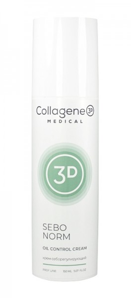 Medical Collagene 3D Sebo Norm Oil Control Cream (Крем для лица себорегулирующий для комбинированной и жирной кожи)