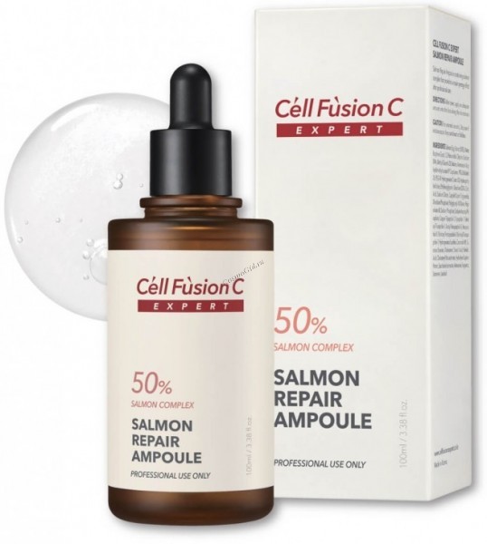 Cell Fusion C Salmon Repair ampoule (Сыворотка высококонцентрированная для зрелой кожи), 100 мл