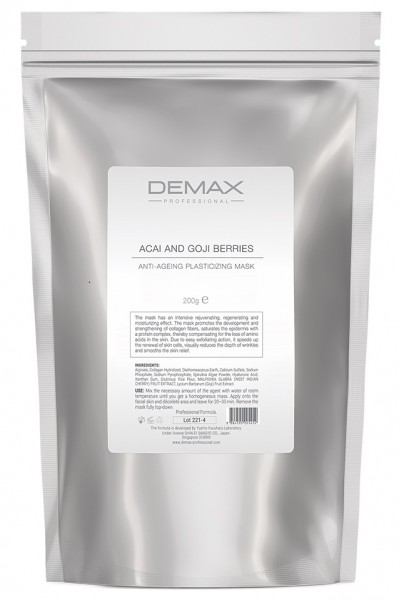 Demax Acai and Goji Berries Anti-Ageing Plasticizing Mask (Укрепляющая антивозрастная маска с ягодами годжи и ацеролой), 200 г