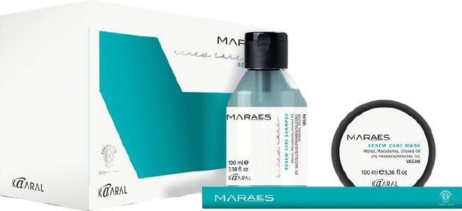 Kaaral Maraes Renew Care Shampoo & Mask Travel Size (Дорожный набор для тусклых и поврежденных волос)