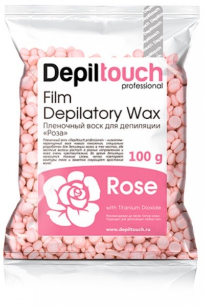 Depiltouch Professional Rose Depilatory Wax (Натуральный пленочный воск с ароматом розы)