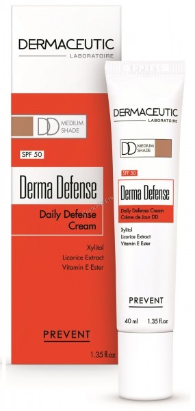Dermaceutic Derma Defense (Ежедневный защитный anti-age крем с тонирующим эффектом SPF 50) , 40 мл