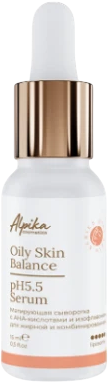 Альпика Serum Oily Skin Balance (Матирующая сыворотка с AHA-кислотами и изофлавонами для жирной и комбинированной кожи, 15мл