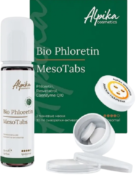 Альпика MesoTabs Bio Phloretin (Набор тканевых масок с липосомальной сывороткой-активатором)