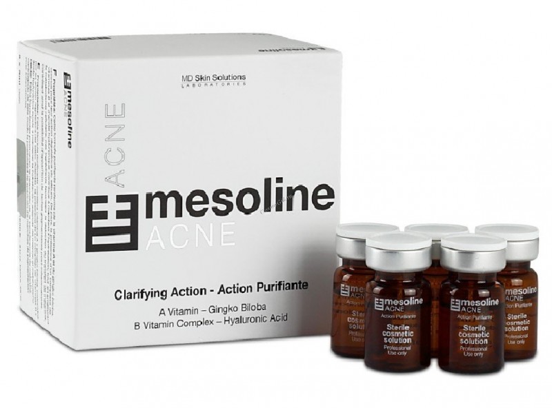 Mesoline Acne (Мезококтейль «Чистая кожа» для лечения акне), 1 шт x 5 мл
