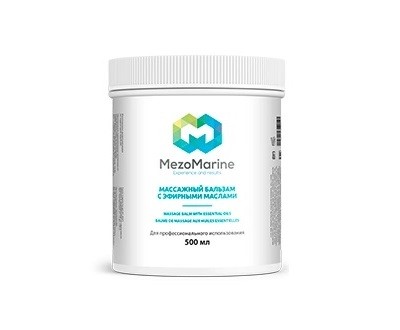 MezoMarine Baume de Massage aux Huiles Essentielles (Массажный бальзам с эфирными маслами), 500 мл 
