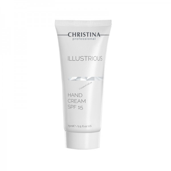Christina Illustrious Hand Cream SPF15 (Защитный крем для рук SPF15), 75 мл