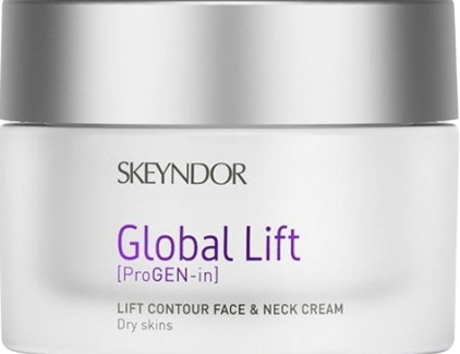 Skeyndor Global Lift Lift ContourFace & Neck Cream - Dry Skins (Крем подтягивающий для контура лица и шеи для сухой кожи), 50 мл