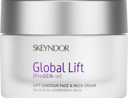 Skeyndor Global Lift Lift Contour Face & Neck Cream - Normal to combination skins (Крем подтягивающий для контура лица и шеи для нормальной и смешанной кожи), 50 мл