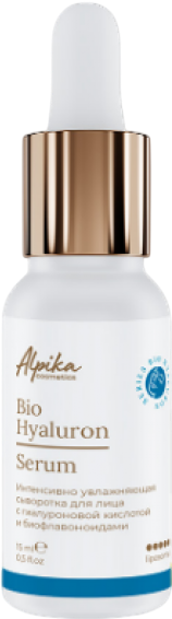 Альпика Bio Hyaluron Serum (Интенсивно увлажняющая сыворотка для лица), 15 мл