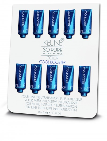 Keune So pure color cool booster (Нейтрализатор теплых оттенков), 10 х 3 мл