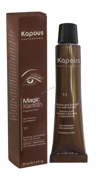 Kapous Magic keratin (Краска для бровей и ресниц), 30 мл