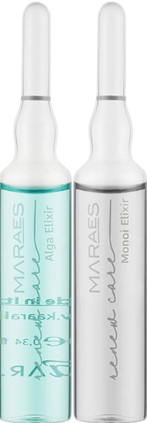 Kaaral Maraes Elixir Renew Care Doppio Elixir Try Me (Эмульсия «Восстанавливающий элексир» для повреждённых и тусклых волос), 2 шт x 10 мл
