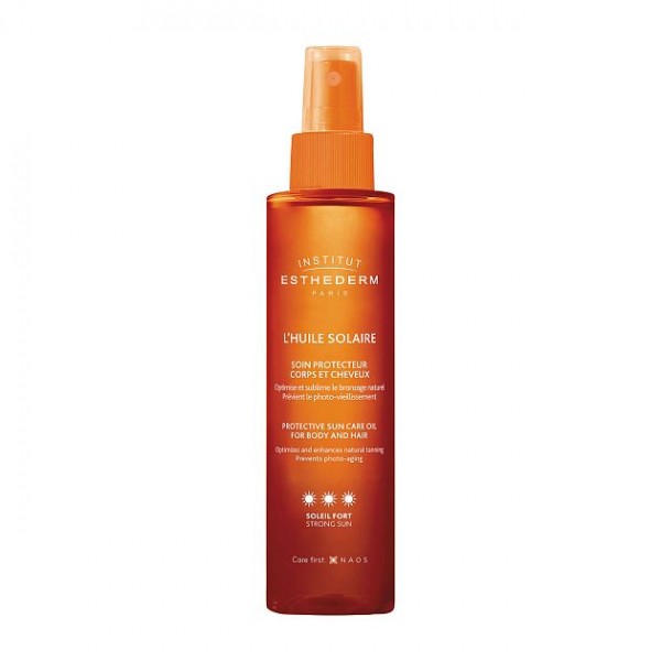 Institut Esthederm Protective Sun Care Oil for Body and Hair (Масло для тела и волос при сильном солнце), 150 мл