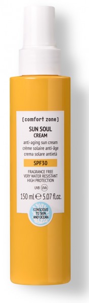 Comfort Zone Sun Soul Cream SPF30 (Cолнцезащитный крем для лица и тела SPF30), 150 мл
