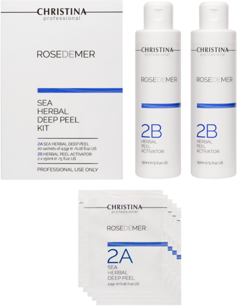 Rose de Mer Sea Herbal Deep Peel Kit (Набор для пилинга)
