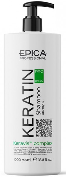 Epica Professional Keratin Pro Shampoo (Шампунь для реконструкции и глубокого восстановления волос)