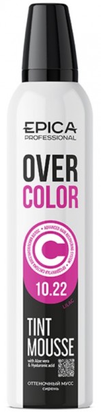 Epica Professional OverColor Tint Mousse 10.22 (Оттеночный мусс для волос «Сирень»), 250 мл