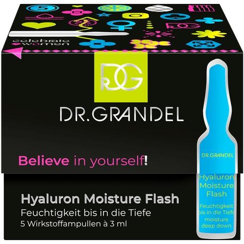 Dr.Grandel AS Hyal. Moist. Flash Celeb. Women (Набор ампул с гиалуроном "Праздник для женщин"), 5 ампул х 3 мл