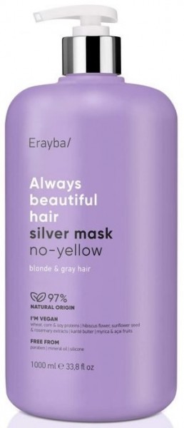 Erayba Abh silver mask no-yellow (Маска тонирующая с фиолетовым пигментом)