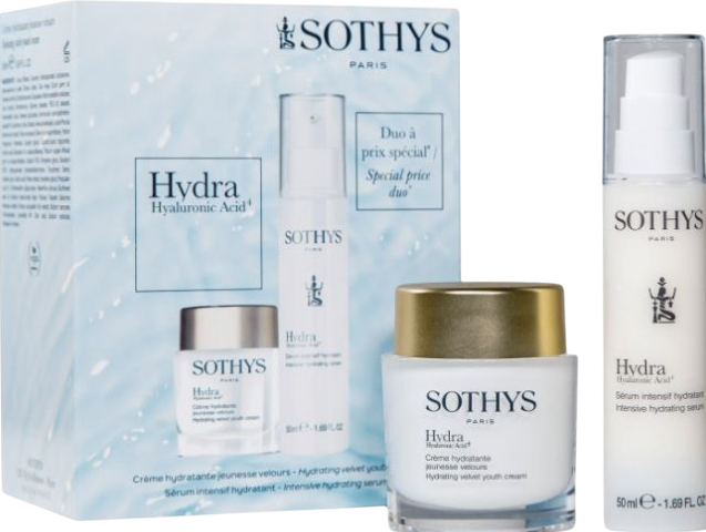 Sothys Promo Box Velvet Hydra4 (Набор «Интенсивное увлажнение и омоложение»), 50+50 мл