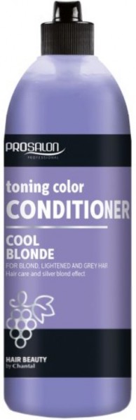 Prosalon Cool Blonde Toning Color Conditioner (Кондиционер для светлых, осветлённых и седых волос), 500 мл